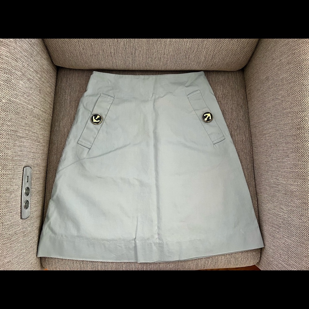 Orla Kiely skirt, light blue, size like 0/XS